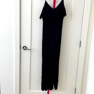 Black maxi dress